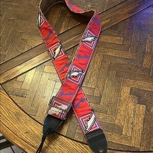 Fender Red and blue guitar strap